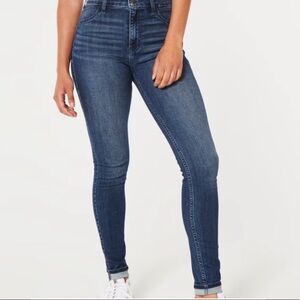 Hollister High-rise Dark Wash Jean Legging